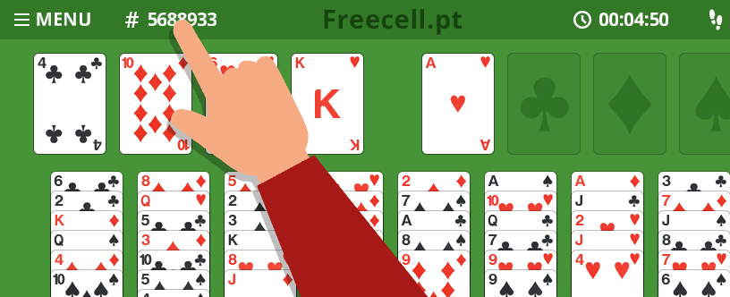 Jogos de Cartas no Windows 10 (Paciência e FreeCell) 